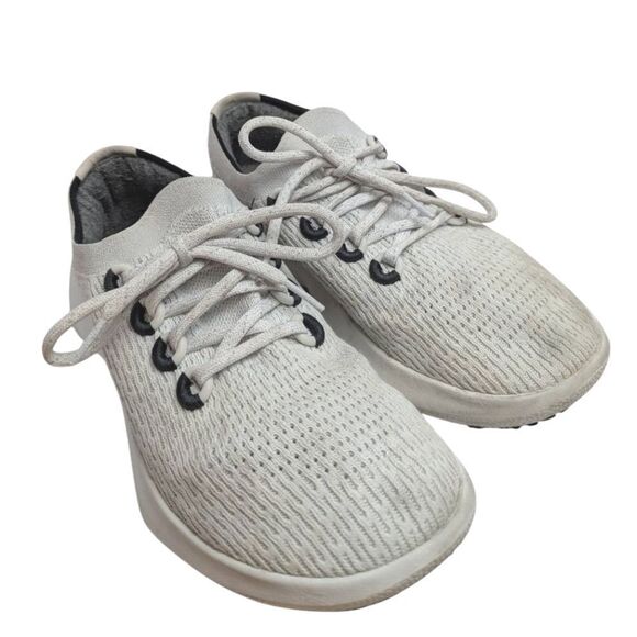 Allbirds Tree Dasher II Light Gray Blizzard Knit Fitness Sneakers Womens 9/9.5 - Picture 3 of 7